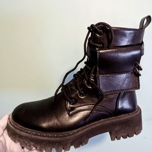 Combat style boots **Discounted shipping before Dec 31st**